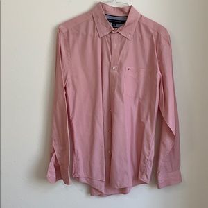 Pink button down